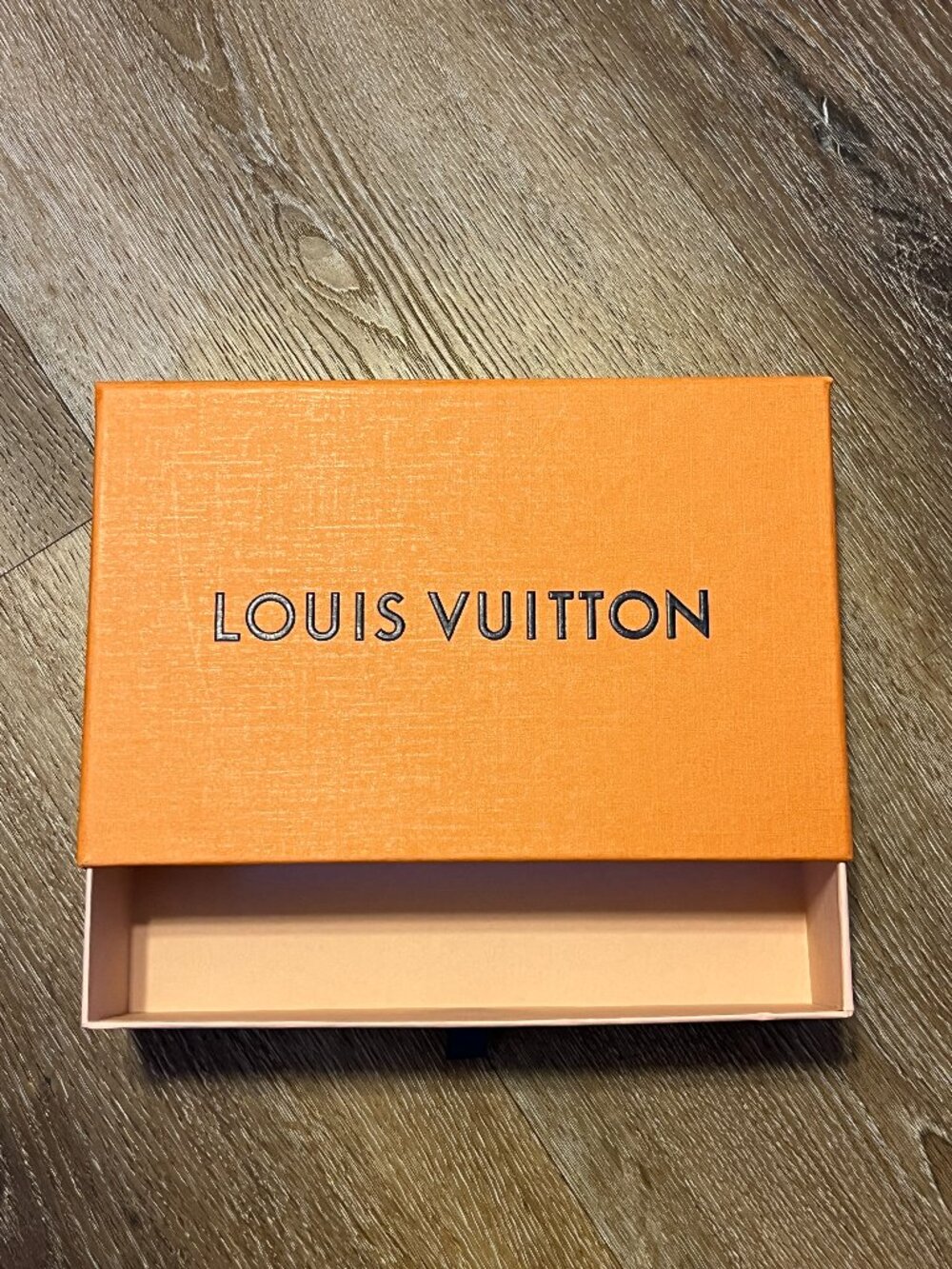 Authentic Louis Vuitton Empty Gift Box Imperial Saffron 9" x 7"